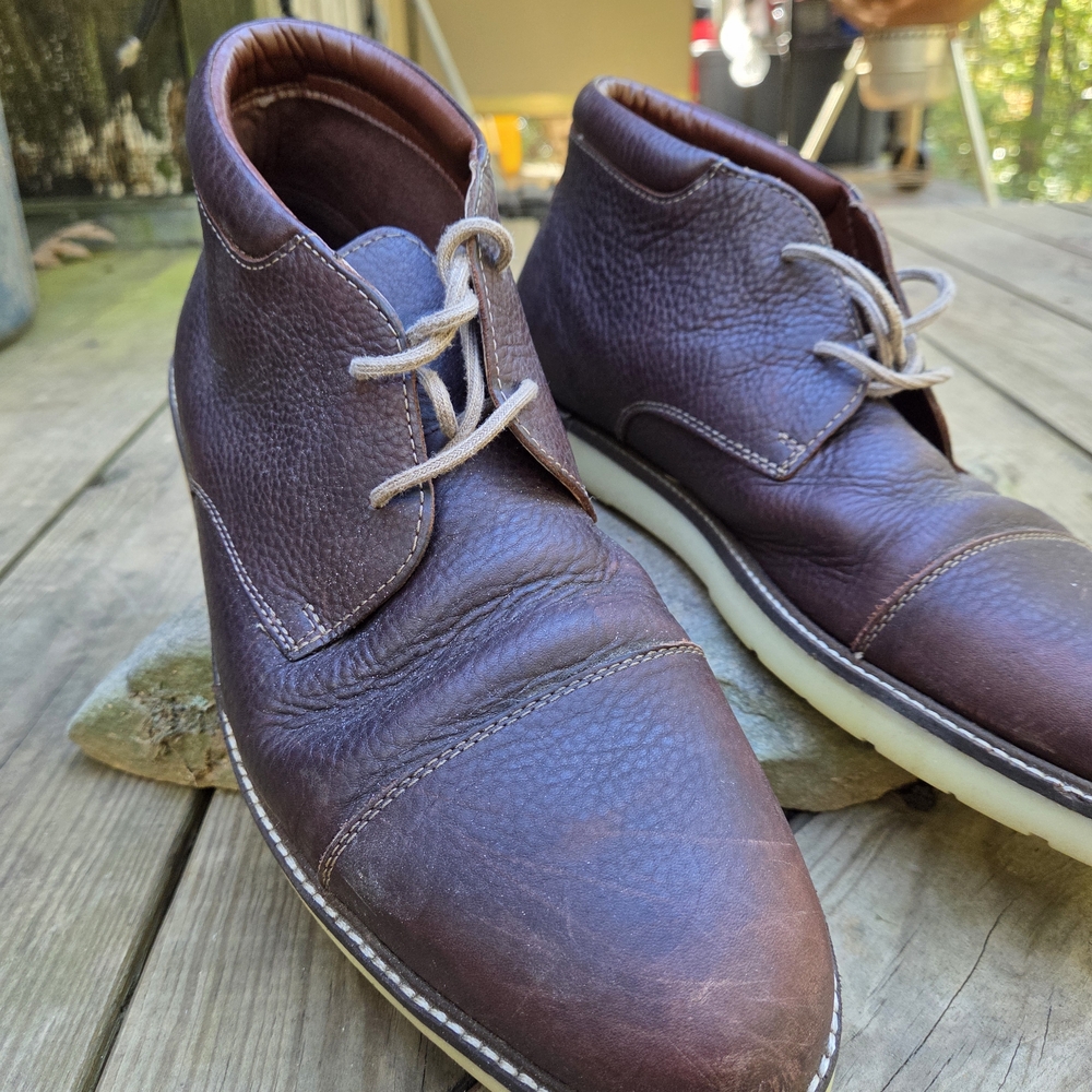 Clarks Dark Brown Chukka Boots